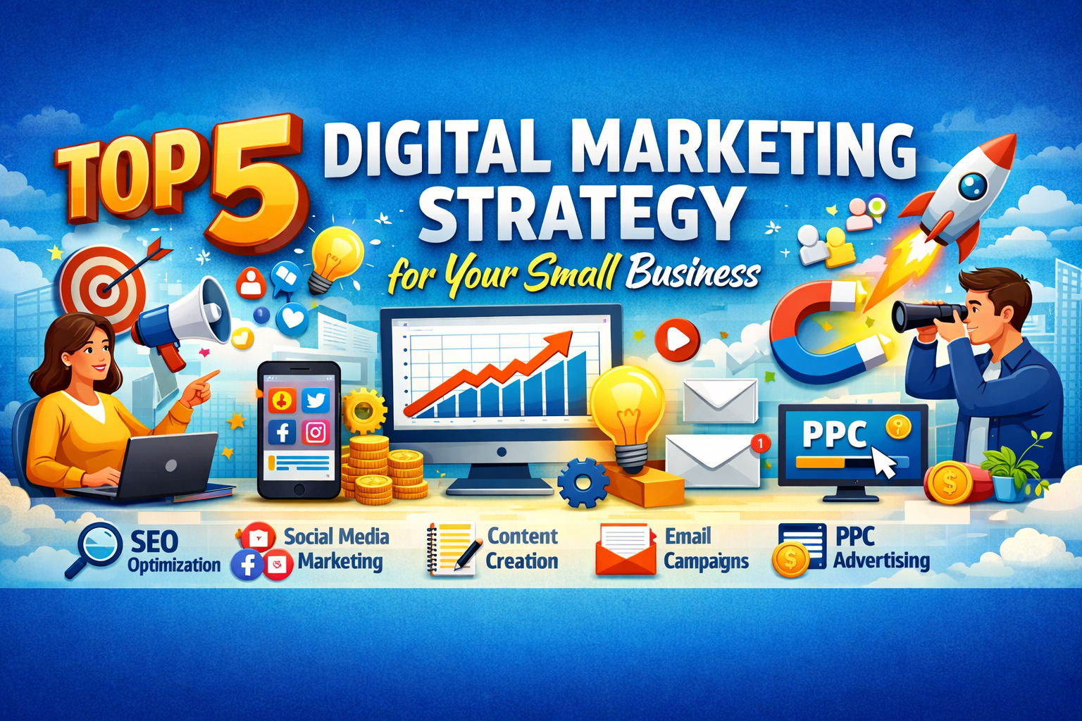 Top 5 Digital Marketing Strategy for Your Small Business